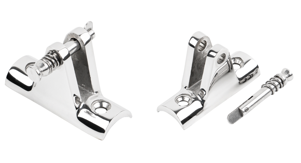Andy Marine 316 hindi kinakalawang na asero na concave base deck hinge