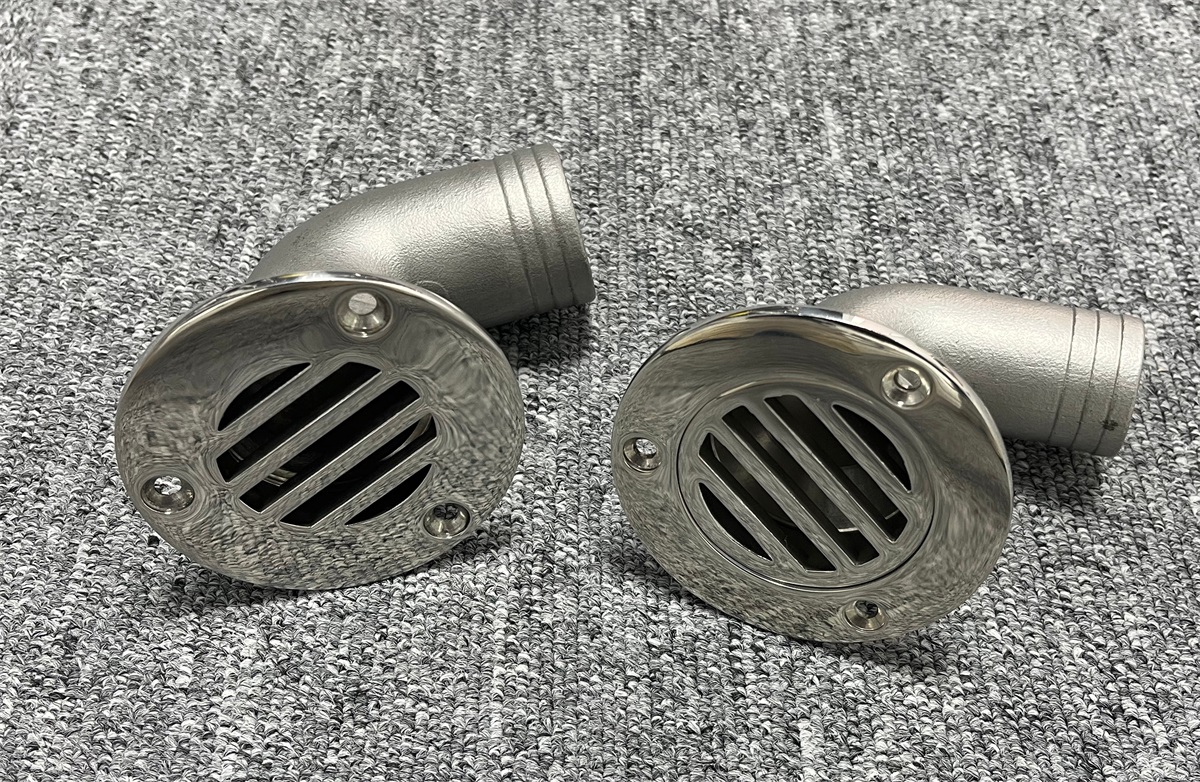316 Stainless Steel 90 Degree Cockpit Drain para sa Mga Bangka