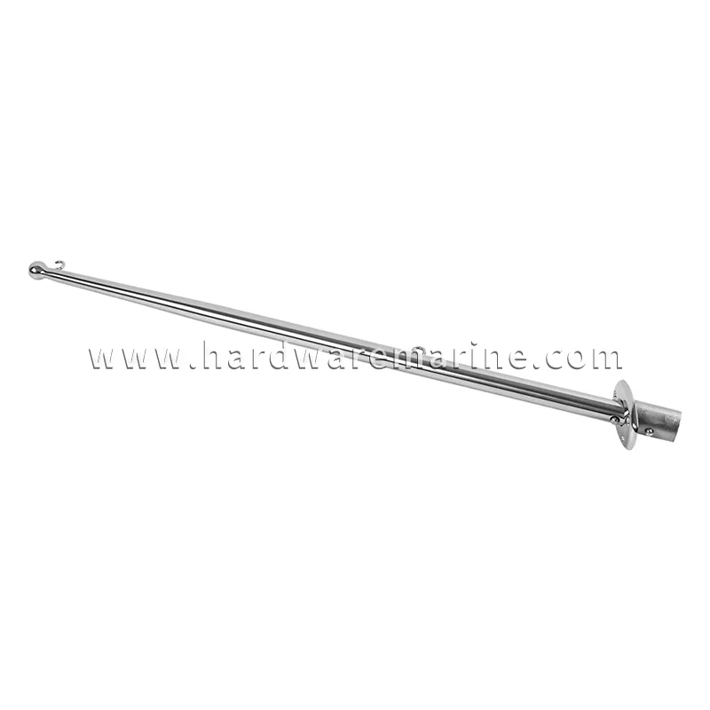 24-Inch Marine Flag Pole na may Mount Base