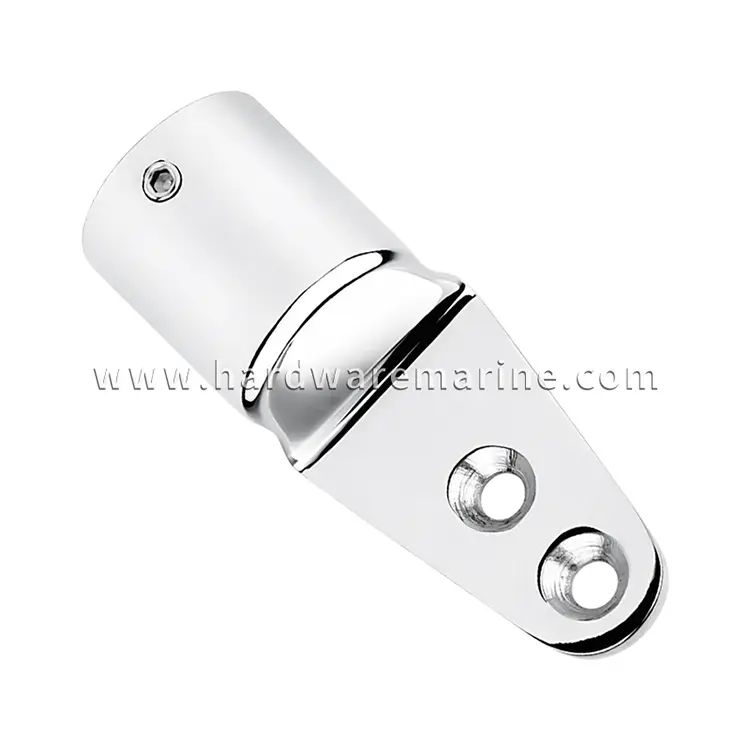 316 hindi kinakalawang na asero na bangka ng bangka na umaangkop sa stanchion base mount eye end cap