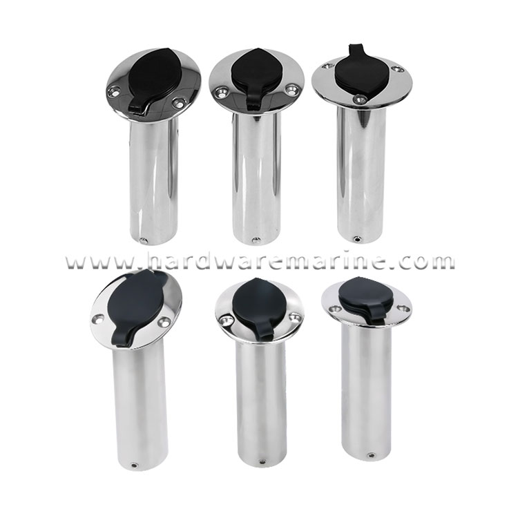 316 Stainless Steel Heavy Flush Mount Rod Holder na May Cap