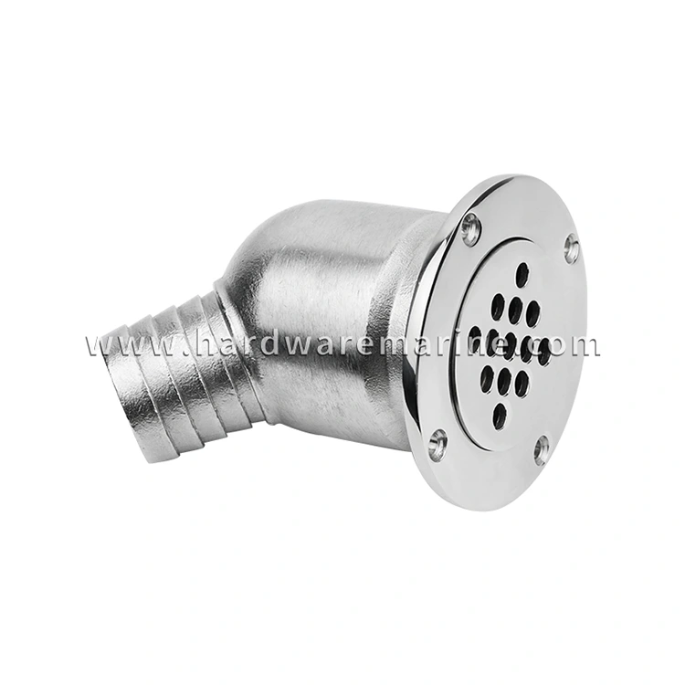 316 hindi kinakalawang na asero marine deck drain scupper na may bola