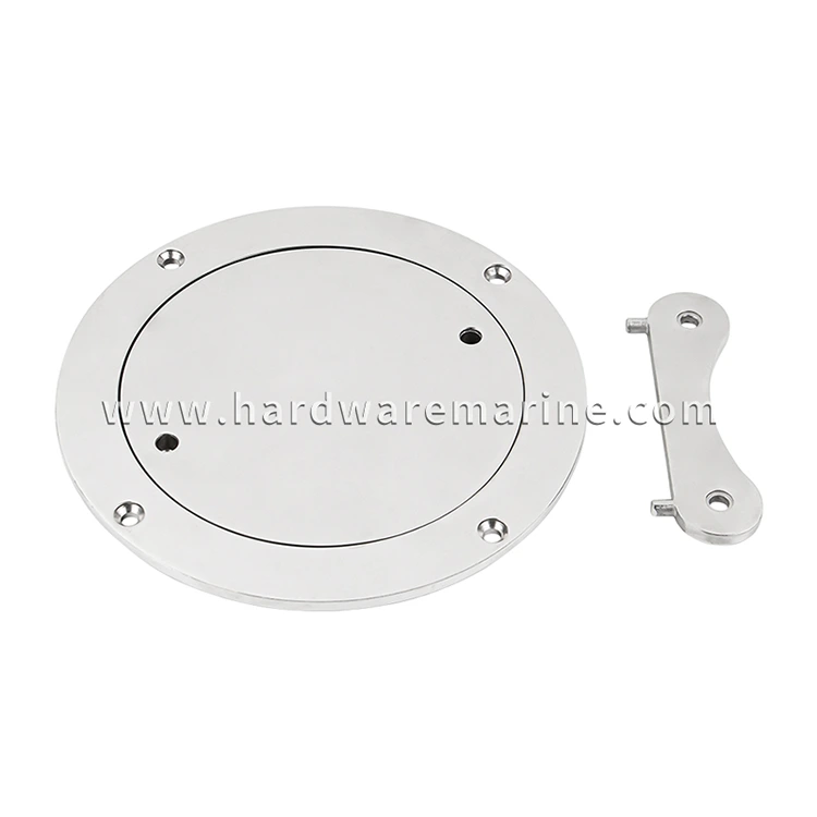 316 hindi kinakalawang na asero marine round deck plate na may susi