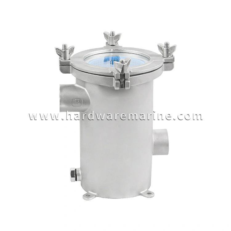 316 hindi kinakalawang na asero marine seawater strainer