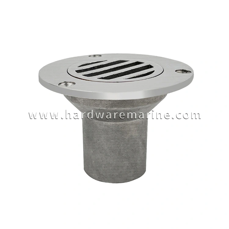 316 hindi kinakalawang na asero na naaalis na marine deck drain scupper