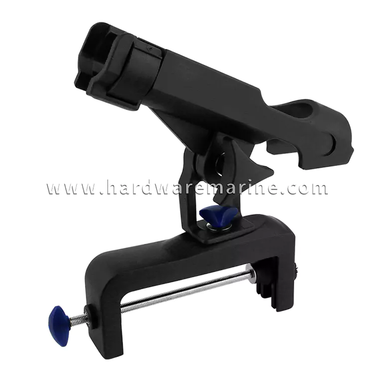 Ang ABS plastic marine clamp pagbubukas ng adjustable fishing rod holder