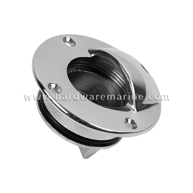 Marine Flush Mount Deck Drain gamit ang Screw Plug
