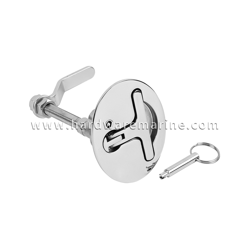 Oval Turning Lock na may Susi SS 316