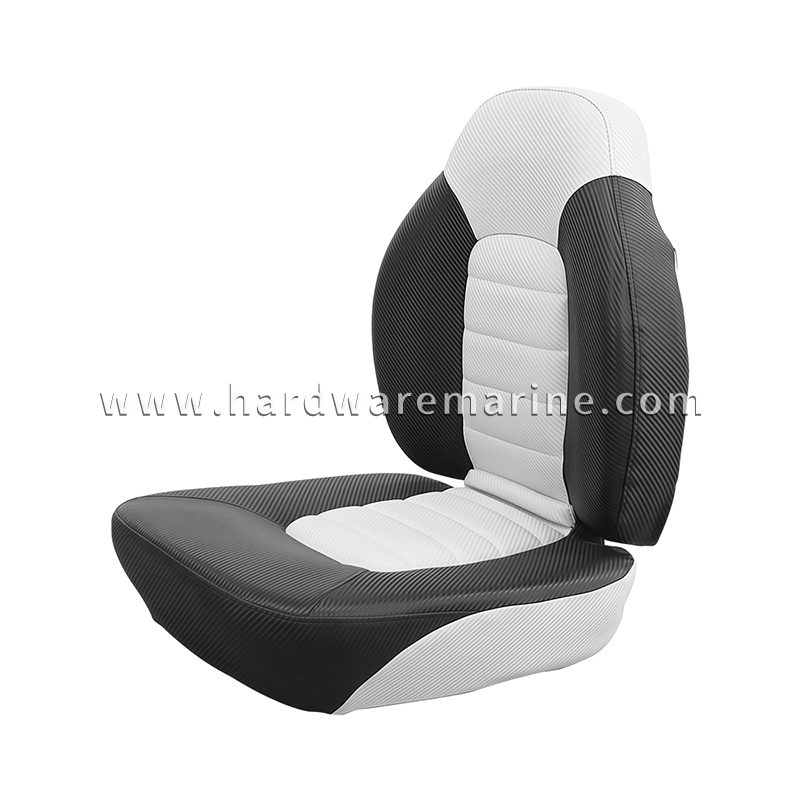 Sport Folding Marine Boat Seat na may Pattern ng Carbon Fiber