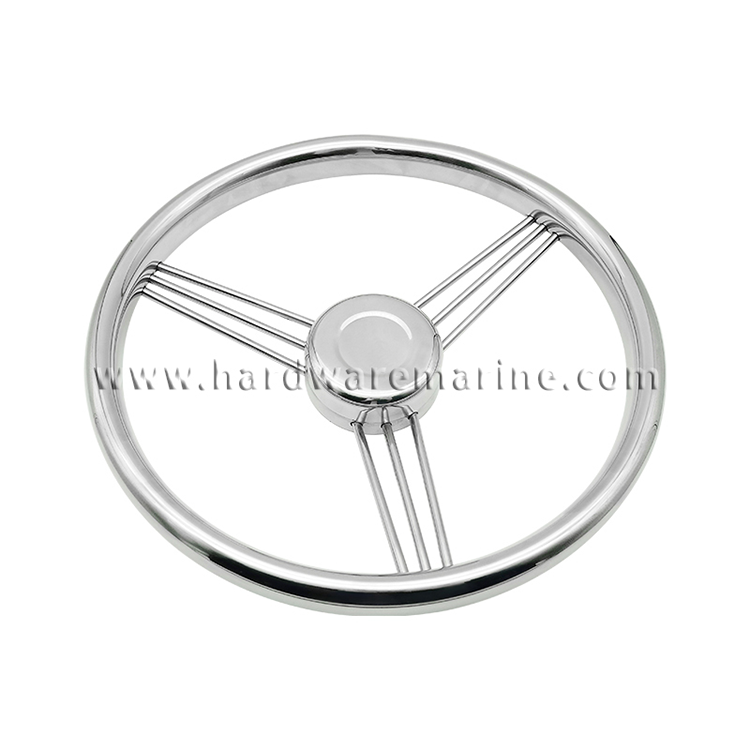 Hindi kinakalawang na asero 13-1/2 Inch 9 Spoke Steering Wheel