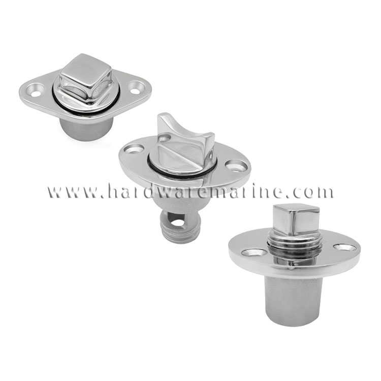 Hindi kinakalawang na asero 316 Diamond Garboard Drain Plug