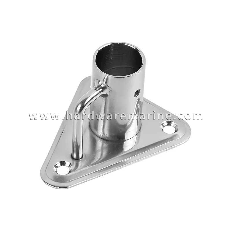 Hindi kinakalawang na asero Marine Stanchion Socket