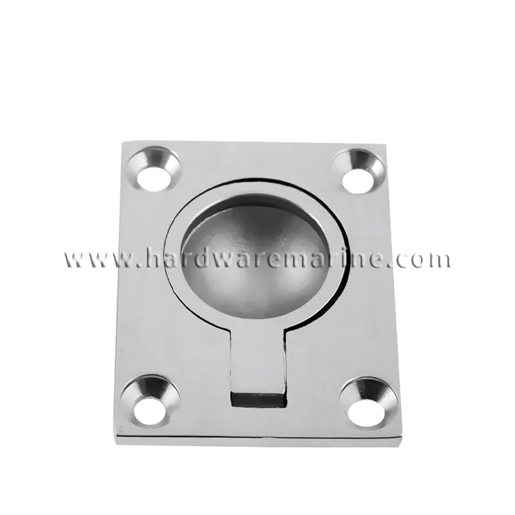 316 Stainless Steel Square Flush Lift Ring 48*38MM